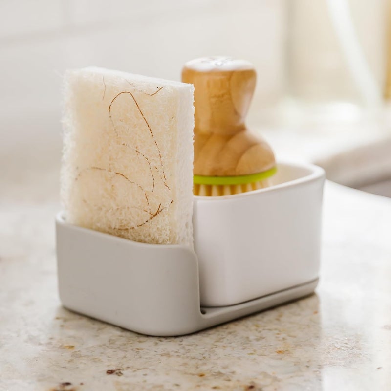 Full Circle Coconut Scrubber Sponges, Pack of 6 – Dual-Sided, Plant-Based Sponges Made with Coconut Shells, Cellulose & Recycled Materials, Safe for Nonstick Cookware - Image 2